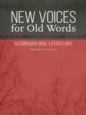 cover image of New Voices for Old Words